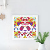 Crystal Rhinestone Diamond Painting Kit - Cartoon Animal Panda - Hibah-Diamond painting art studio