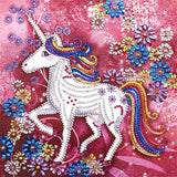Crystal Rhinestone Diamond Painting Kit - Cartoon Animal Unicorn - Hibah-Diamond painting art studio