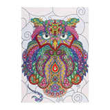 Crystal Rhinestone Diamond Painting Kit - Cartoon Owl - Hibah-Diamond painting art studio