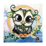 Crystal Rhinestone Diamond Painting Kit - Cartoon Owl