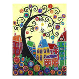 Crystal Rhinestone Diamond Painting Kit - Cartoon Town