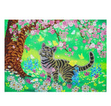 Crystal Rhinestone Diamond Painting Kit - Cat and butterfly under the tree - Hibah-Diamond painting art studio