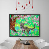 Crystal Rhinestone Diamond Painting Kit - Cat and butterfly under the tree - Hibah-Diamond painting art studio