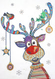 Crystal Rhinestone Diamond Painting Kit - Christmas deer - Hibah-Diamond painting art studio