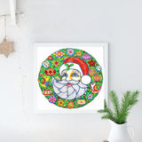 Crystal Rhinestone Diamond Painting Kit - Christmas Santa Claus - Hibah-Diamond painting art studio