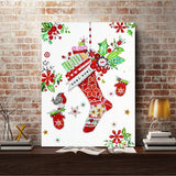 Crystal Rhinestone Diamond Painting Kit -Christmas stocking - Hibah-Diamond?painting art studio