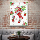 Crystal Rhinestone Diamond Painting Kit -Christmas stocking - Hibah-Diamond?painting art studio