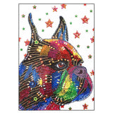 Crystal Rhinestone Diamond Painting Kit - Color Dog