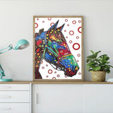 Crystal Rhinestone Diamond Painting Kit - Color Horse - Hibah-Diamond painting art studio