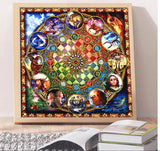 Crystal Rhinestone Diamond Painting Kit - Compass constellation animal - Hibah-Diamond painting art studio