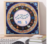 Crystal Rhinestone Diamond Painting Kit -Compass Pisces - Hibah-Diamond?painting art studio