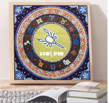 Crystal Rhinestone Diamond Painting Kit -Compass Scorpio - Hibah-Diamond?painting art studio