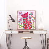 Crystal Rhinestone Diamond Painting Kit -Cute cat - Hibah-Diamond?painting art studio