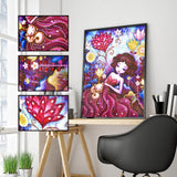 Crystal Rhinestone Diamond Painting Kit - Cute girl - Hibah-Diamond painting art studio