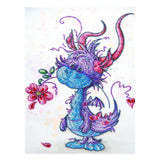 Crystal Rhinestone Diamond Painting Kit - Cute little dragon