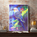 Crystal Rhinestone Diamond Painting Kit - Cute parrot - Hibah-Diamond painting art studio