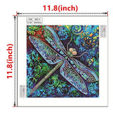 Crystal Rhinestone Diamond Painting Kit - Dragonfly - Hibah-Diamond painting art studio