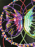 Crystal Rhinestone Diamond Painting Kit - Dreamcatcher Butterfly - Hibah-Diamond painting art studio