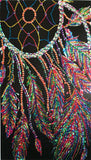 Crystal Rhinestone Diamond Painting Kit - Dreamcatcher Feather - Hibah-Diamond painting art studio