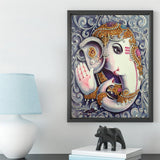 Crystal Rhinestone Diamond Painting Kit - Elephant - Hibah-Diamond painting art studio