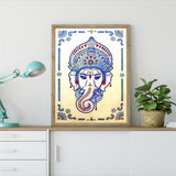 Crystal Rhinestone Diamond Painting Kit - Elephant Trunk Buddha - Hibah-Diamond painting art studio