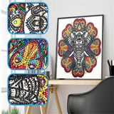 Crystal Rhinestone Diamond Painting Kit - Elephant Trunk - Hibah-Diamond painting art studio