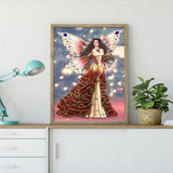 Crystal Rhinestone Diamond Painting Kit - Elf Girl - Hibah-Diamond painting art studio