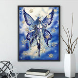 Crystal Rhinestone Diamond Painting Kit - Elf Girl - Hibah-Diamond painting art studio