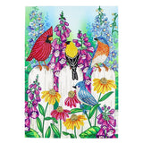 Crystal Rhinestone Diamond Painting Kit - Flowers and Birds (16x20inch) - Hibah-Diamond painting art studio