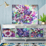 Crystal Rhinestone Diamond Painting Kit - Flowers and butterflies - Hibah-Diamond painting art studio