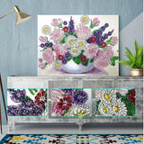 Crystal Rhinestone Diamond Painting Kit - Flowers - Hibah-Diamond painting art studio