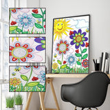 Crystal Rhinestone Diamond Painting Kit - Flowers in the sun - Hibah-Diamond painting art studio