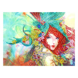 Crystal Rhinestone Diamond Painting Kit - Girl with red hair