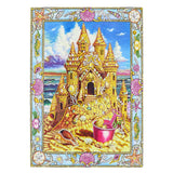 Crystal Rhinestone Diamond Painting Kit -Gold Castle (16x20inch)