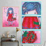 Crystal Rhinestone Diamond Painting Kit - Gorjuss girl - Hibah-Diamond painting art studio