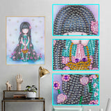 Crystal Rhinestone Diamond Painting Kit - Gorjuss girl - Hibah-Diamond painting art studio