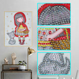 Crystal Rhinestone Diamond Painting Kit - Gorjuss girl - Hibah-Diamond painting art studio