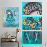 Crystal Rhinestone Diamond Painting Kit - Gorjuss girl - Hibah-Diamond painting art studio