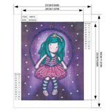 Crystal Rhinestone Diamond Painting Kit - Gorjuss girl - Hibah-Diamond painting art studio