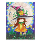 Crystal Rhinestone Diamond Painting Kit - Gorjuss girl with hat - Hibah-Diamond painting art studio