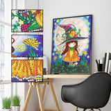 Crystal Rhinestone Diamond Painting Kit - Gorjuss girl with hat - Hibah-Diamond painting art studio