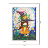 Crystal Rhinestone Diamond Painting Kit - Gorjuss girl with hat - Hibah-Diamond painting art studio