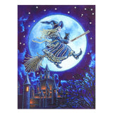 Crystal Rhinestone Diamond Painting Kit - Halloween Magic Wizard