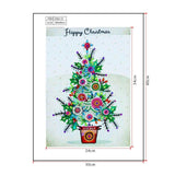 Crystal Rhinestone Diamond Painting Kit- Happy Christmas - Hibah-Diamond?painting art studio