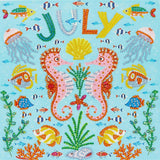 Crystal Rhinestone Diamond Painting Kit - July seahorse