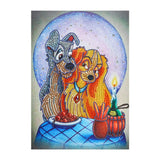 Crystal Rhinestone Diamond Painting Kit - Lady and the Tramp