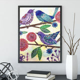 Crystal Rhinestone Diamond Painting Kit - Little Bird - Hibah-Diamond painting art studio