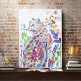Crystal Rhinestone Diamond Painting Kit - Lovely cat - Hibah-Diamond painting art studio