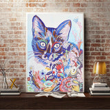 Crystal Rhinestone Diamond Painting Kit - Lovely cat - Hibah-Diamond painting art studio