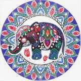 Crystal Rhinestone Diamond Painting Kit - Mandala elephant